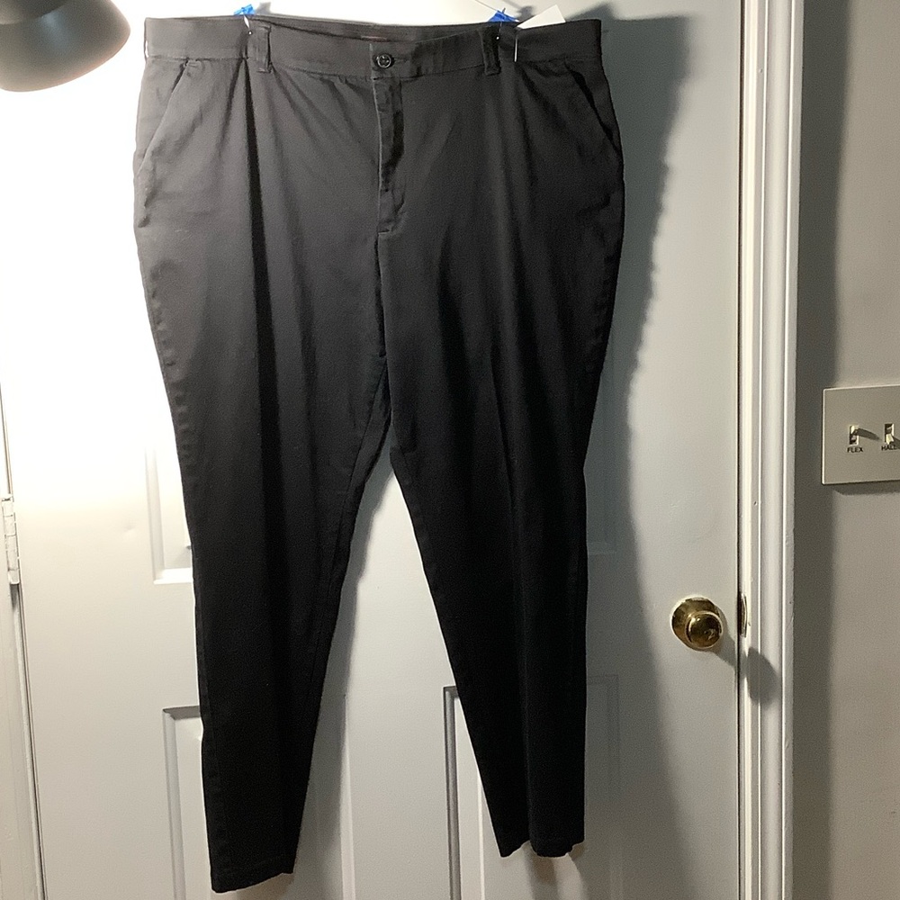 Lee Men's Charcoal Dress Pants